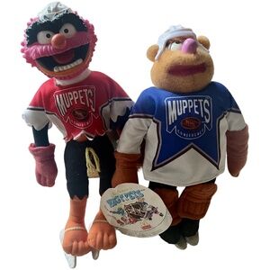 Vintage 1995 Muppets Fozzie and Animal Hockey Players NHL Plush Toys – Jim Hens